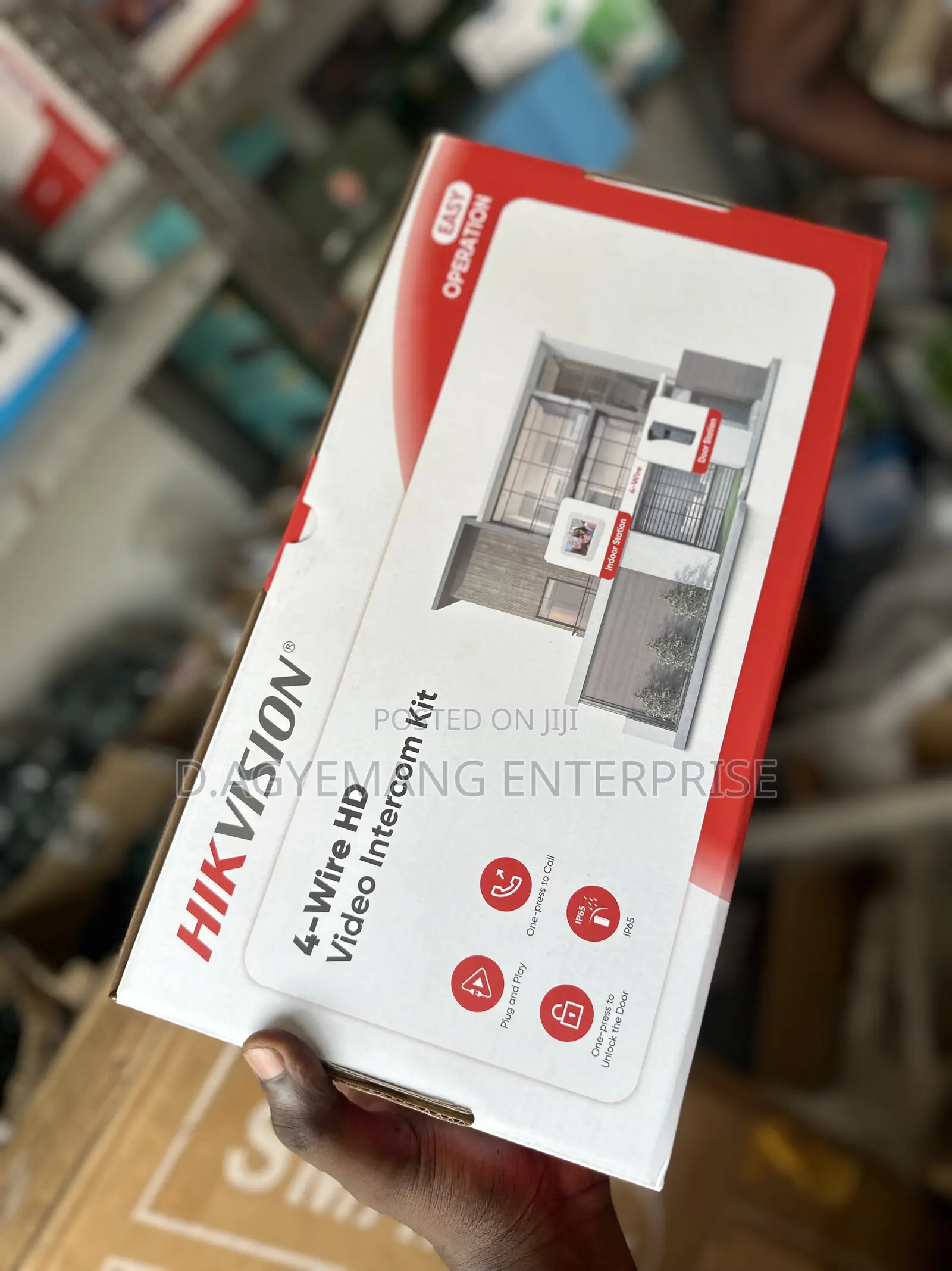 Hikvision 4-Wire Video Intercom Kit