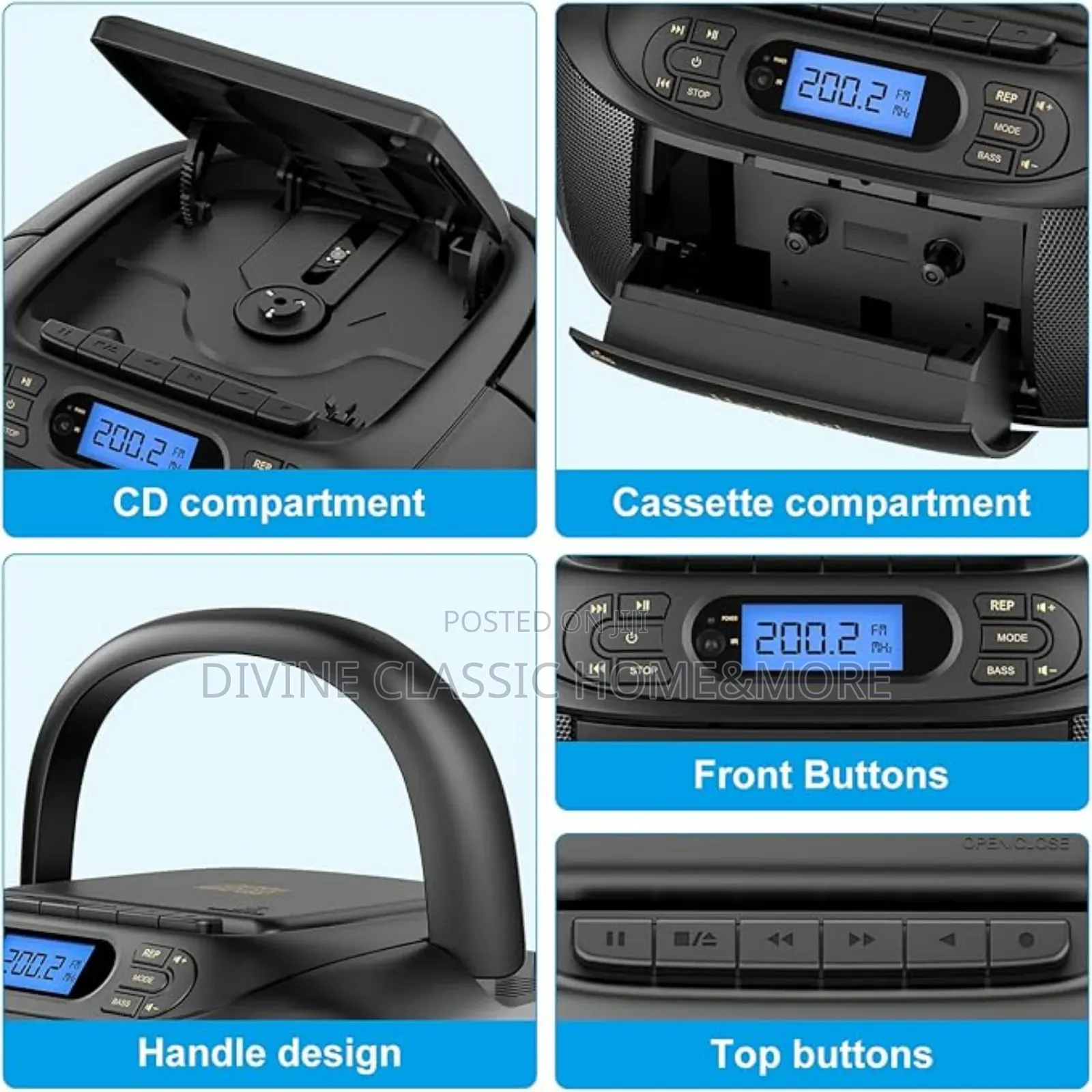 Hernpark All-in-1 Rechargeable Radio