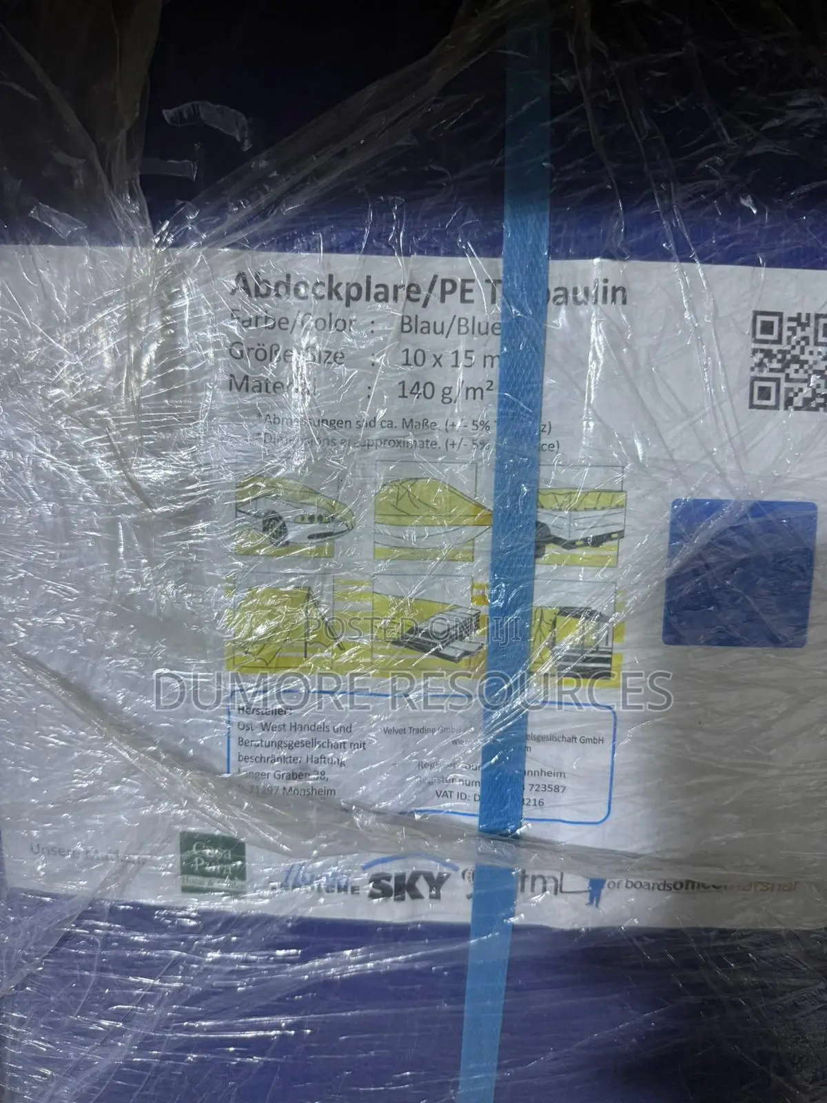 Pe Tarpaulin for Sale in Accra -10m X 15m (33ft X 50ft)