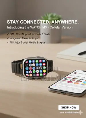 Simcard Ultra M3 Smartwatch. Memory Card