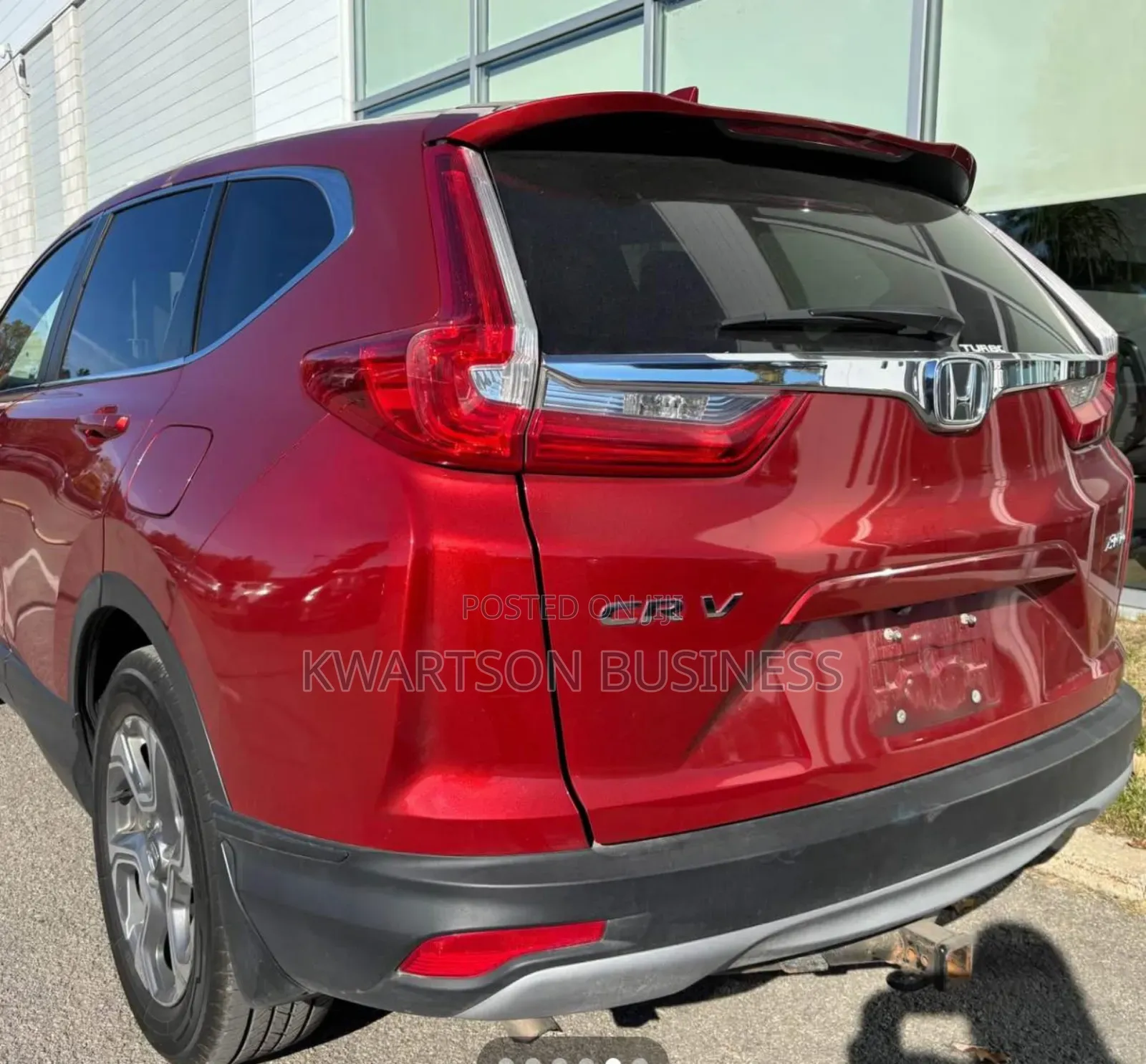 Honda CR-V EX-L 4dr SUV AWD (1.5L 4cyl CVT) 2017 Red