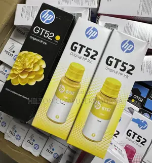Hp Gt52 Original Ink Bottle Yellow - Genuine