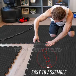 Interlocking Floor Gym/Floor Tiles (Black)