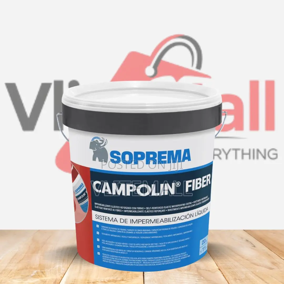 Soprema Campolin Fiber Acrylic Based Uv Resistant Waterproofing Coat