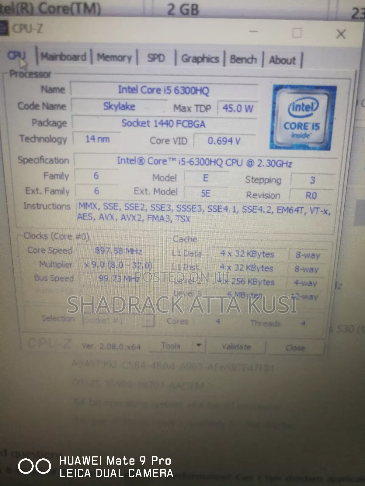 Laptop Asus GL552VX 8GB Intel Core i5 SSD 256GB
