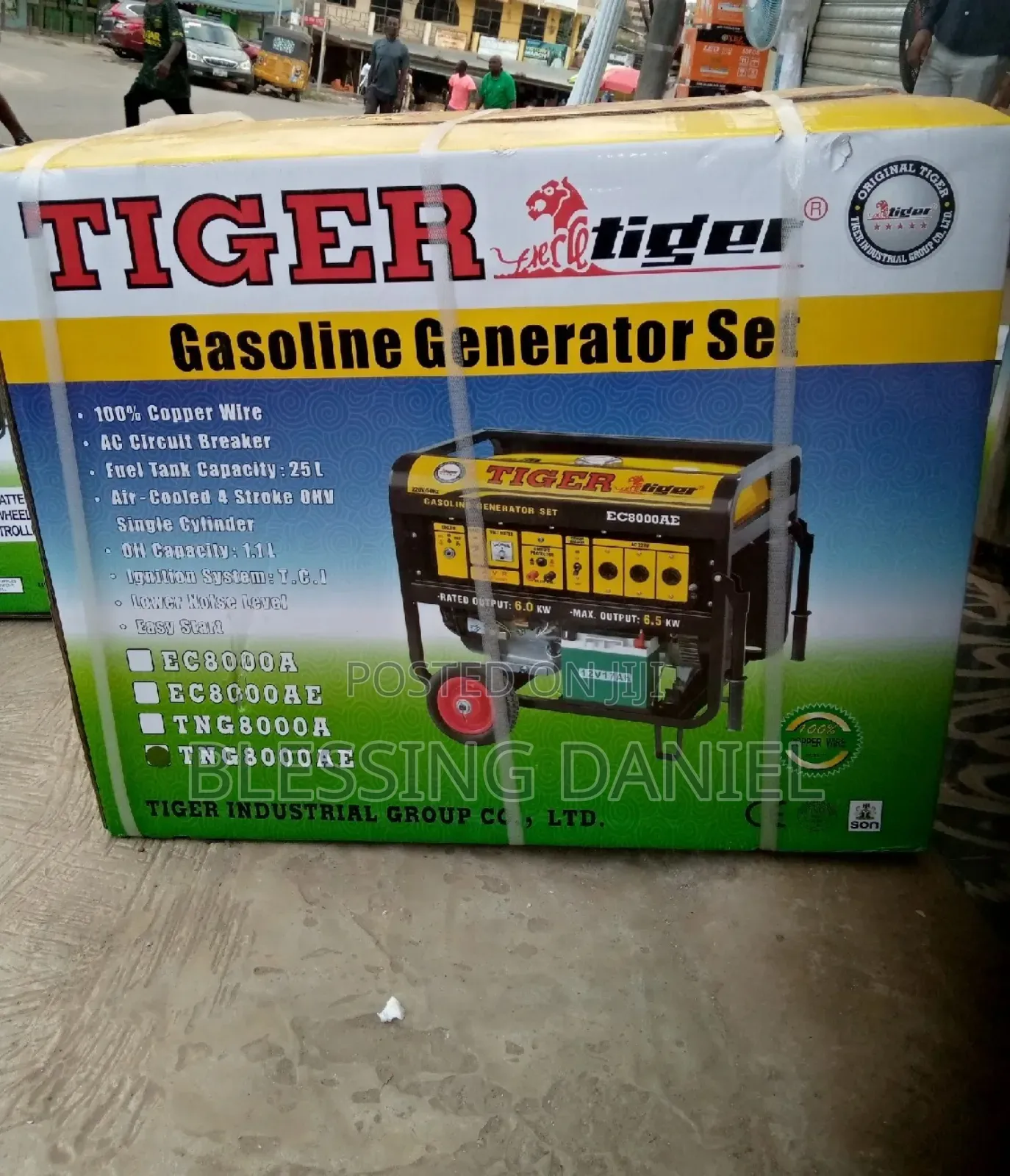Tiger Generator 6.5kva