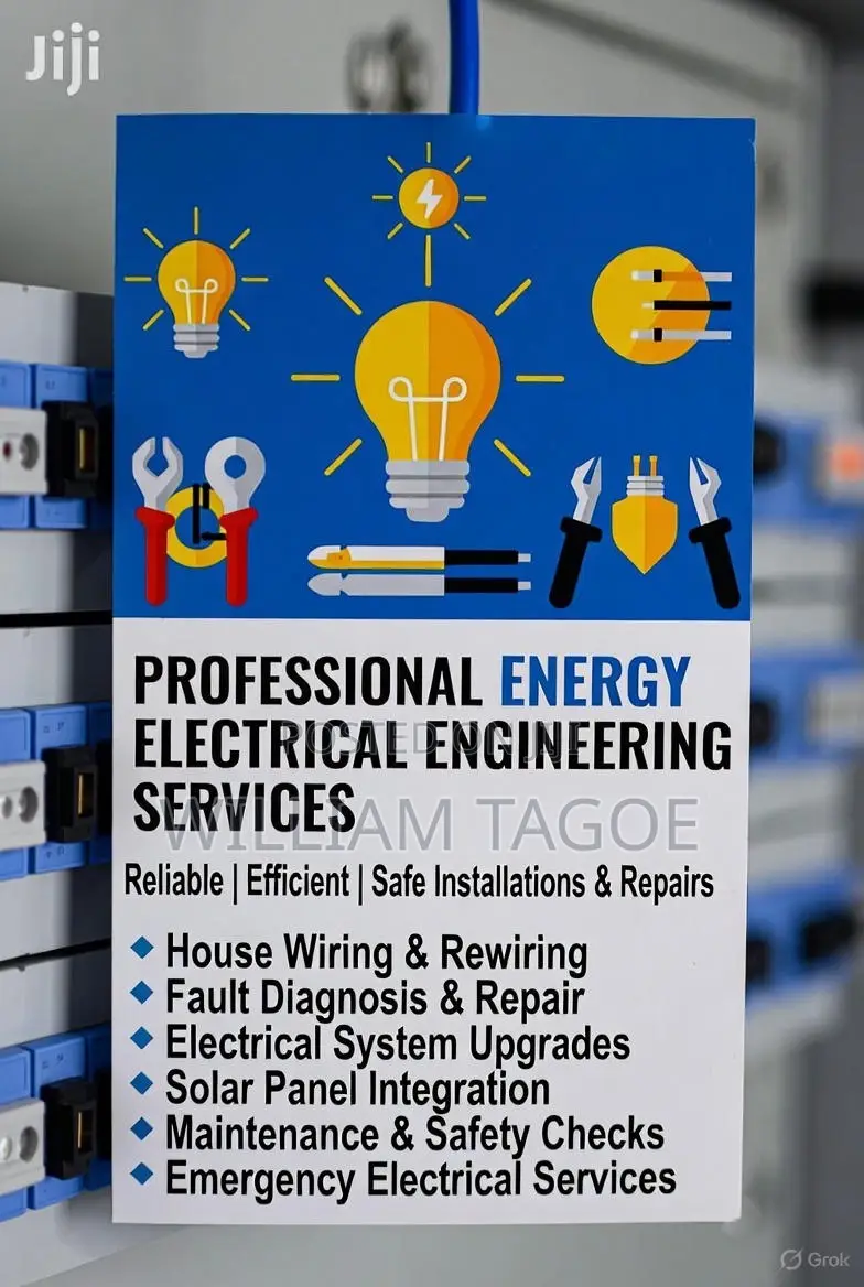 Expert House Wiring, Fault Repairs Solar Installation in Achimota