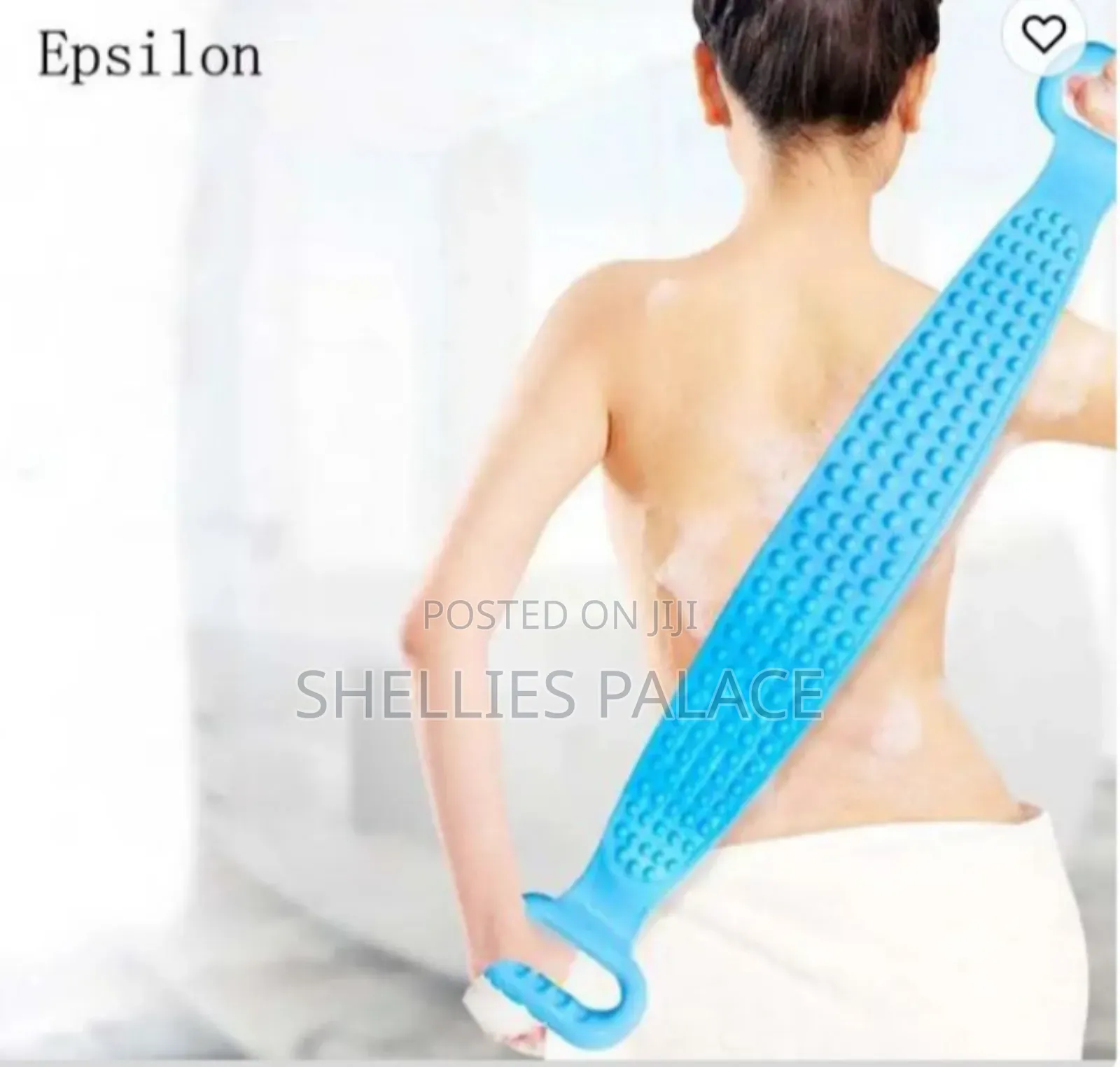 Body Wash Creative Double Sides Belt Silicone Scrubber