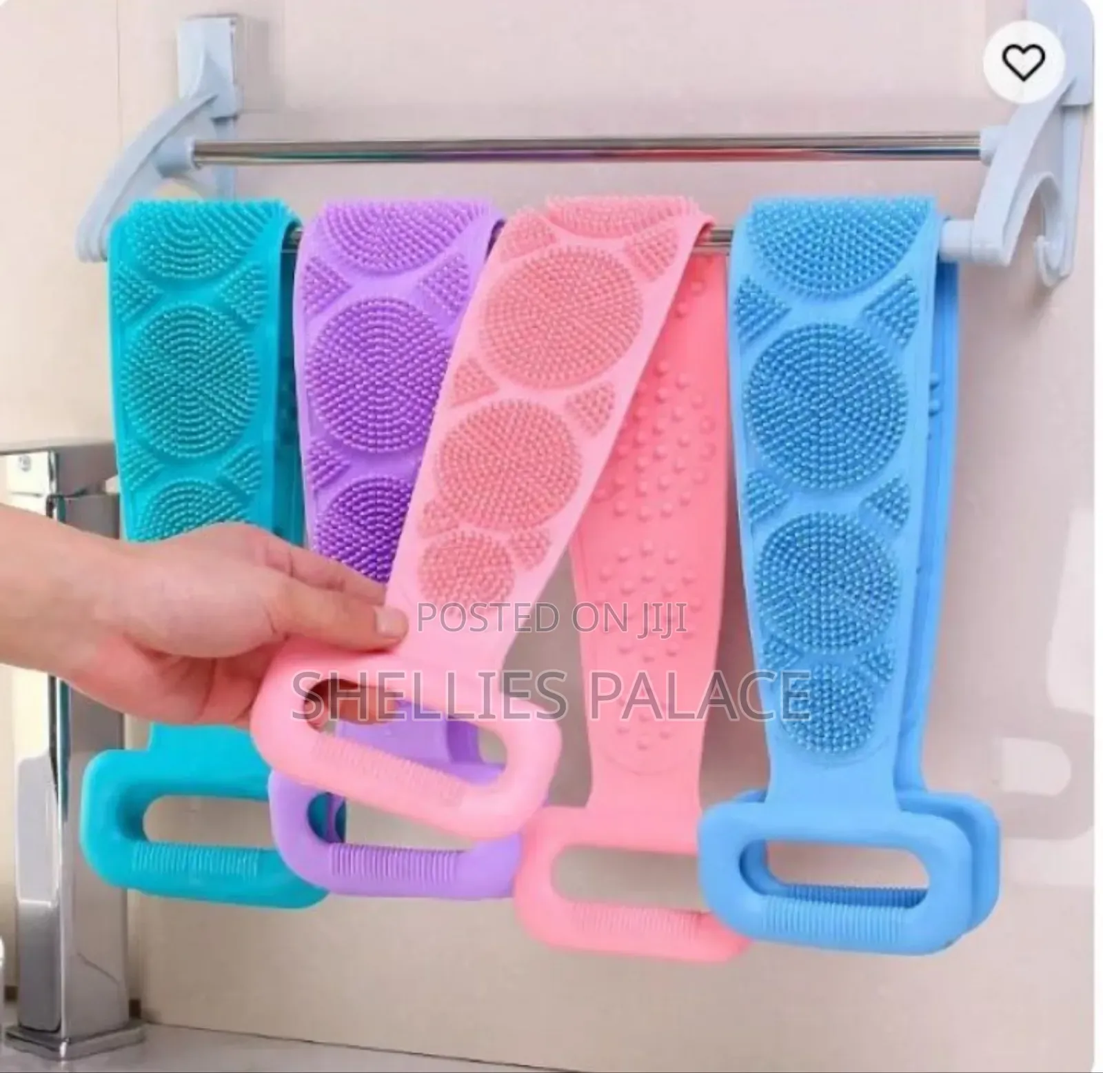 Body Wash Creative Double Sides Belt Silicone Scrubber