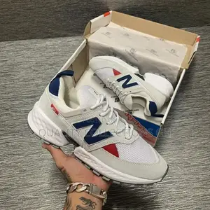 New Balance White and Cream