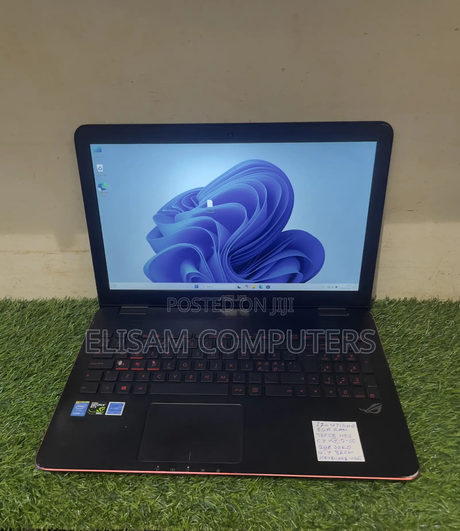 Laptop Asus G551JK 8GB Intel Core i7 SSD 256GB