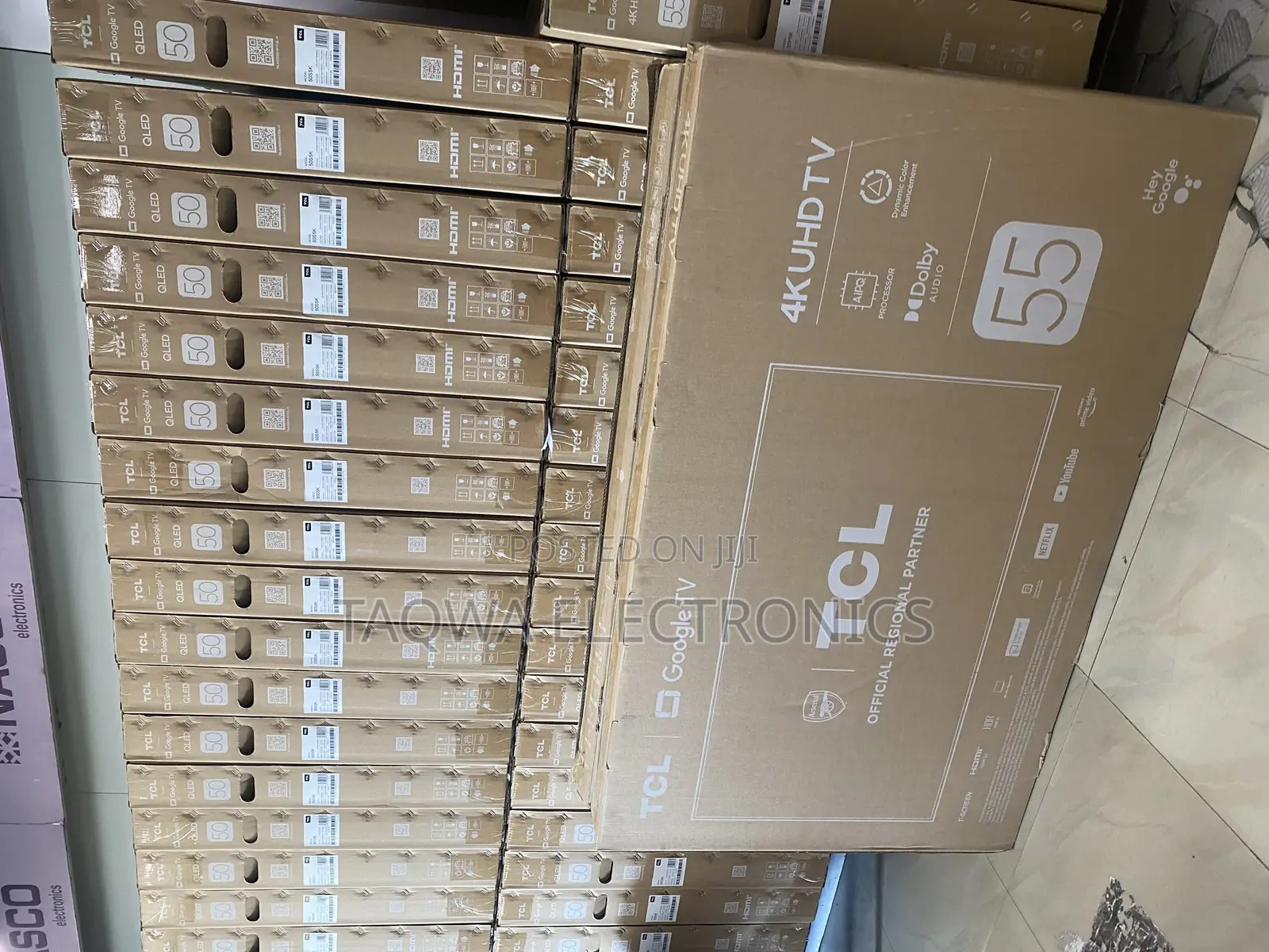 55p6k/. TCL 55_inch Smart Bezeless Slim Google Tv