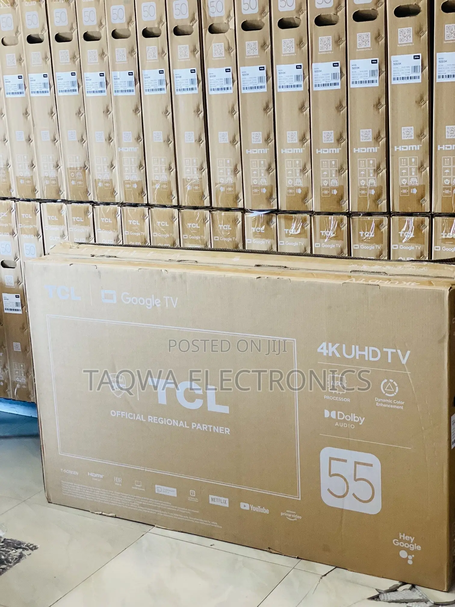 Google Powered TCL 55 Inch Smart Tv