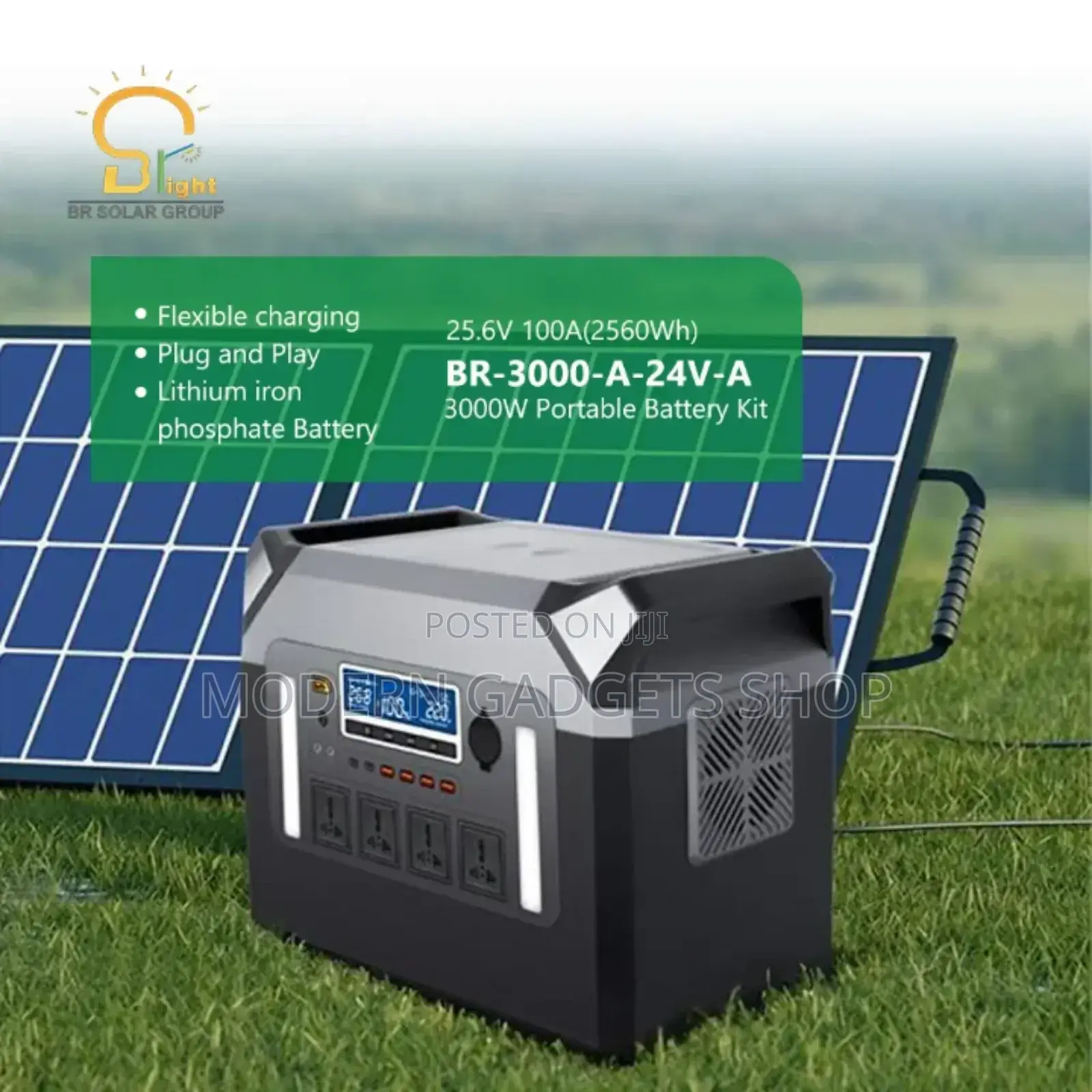 Solar Rechargeable Power Supply