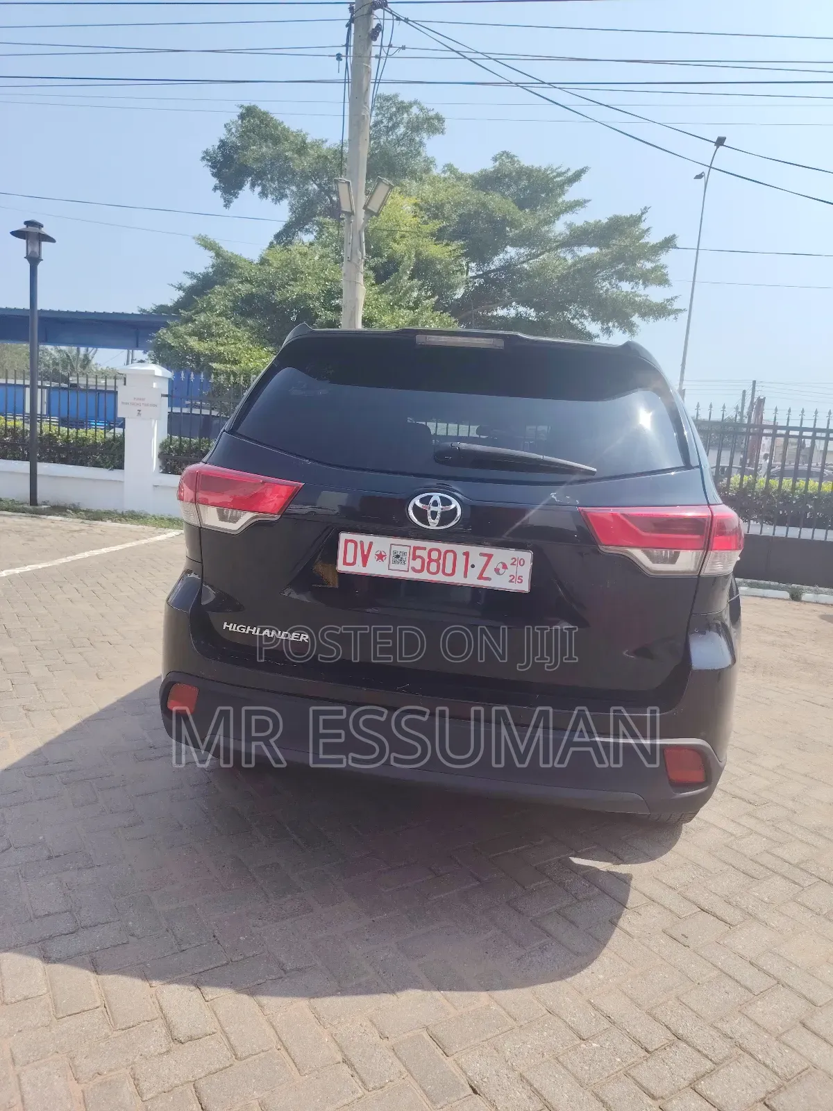 Toyota Highlander LE 4x2 (2.7L 4cyl 6A) 2018 Black