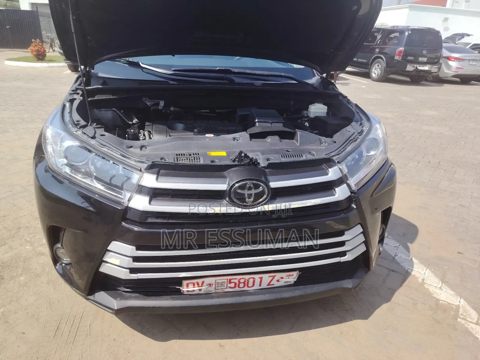 Toyota Highlander LE 4x2 (2.7L 4cyl 6A) 2018 Black
