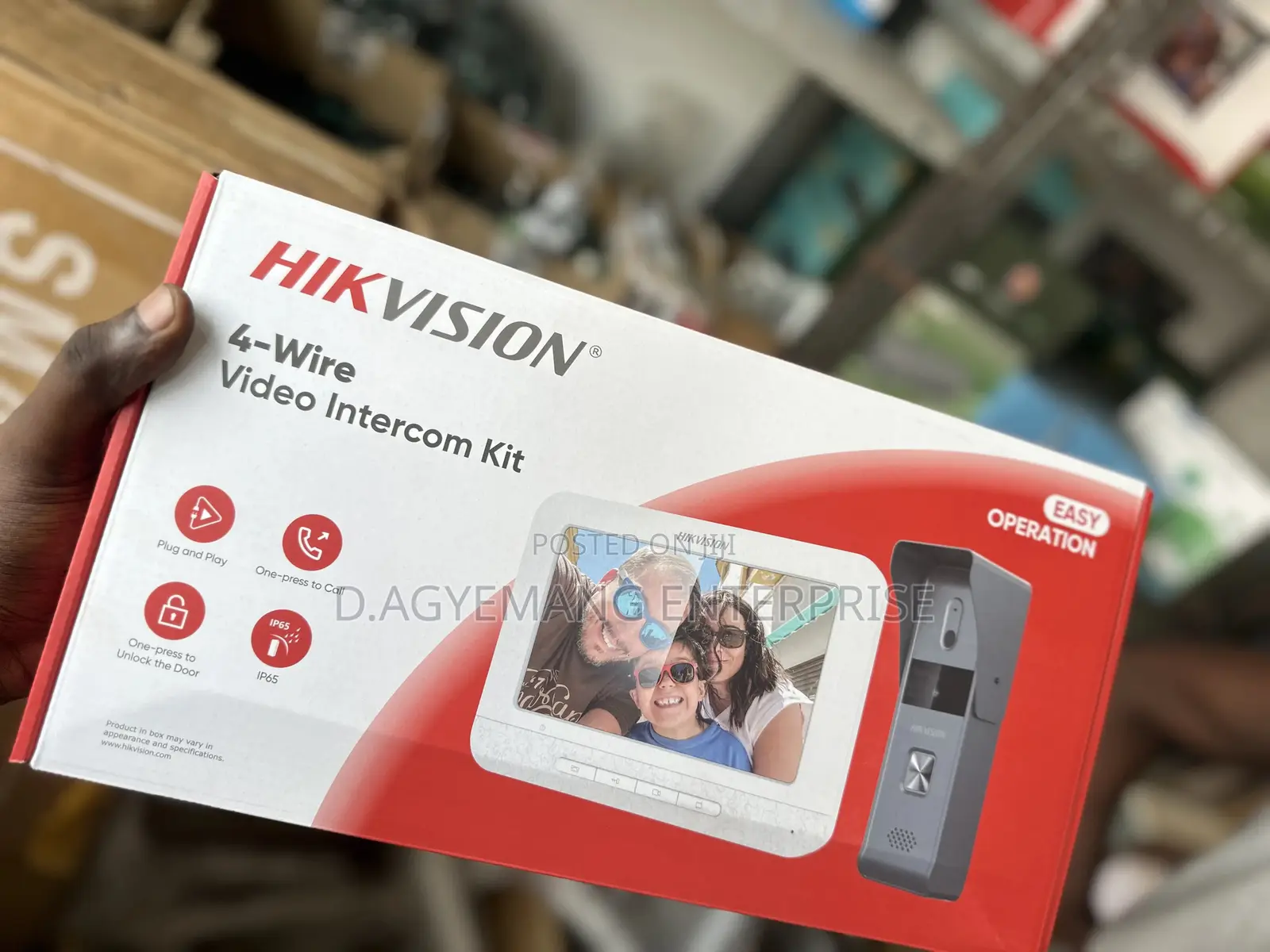 Hikvision 4-Wire Video Intercom Kit