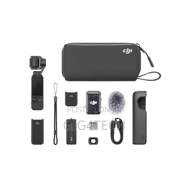 Pocket 3 Camera and Mircrophone-Dji Creator Bundle