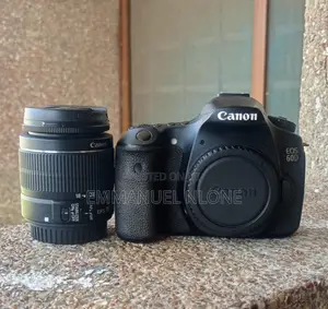 Canon 60d Together With Canon 18-55mm Lens