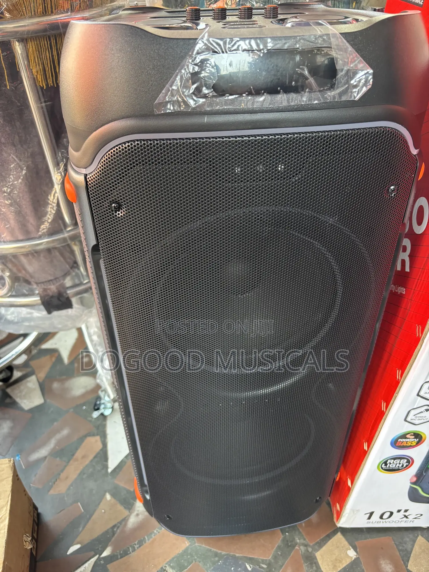 Jac 10”X2 Partybox Speaker