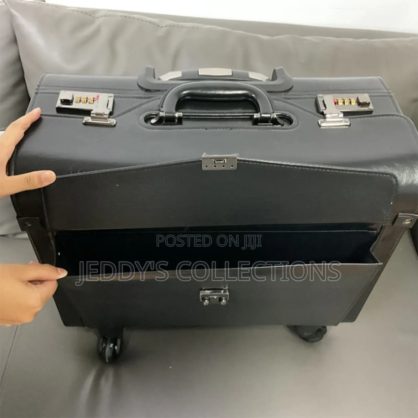 Captain Flight Attendant Carry on Suitcase With Security Locks