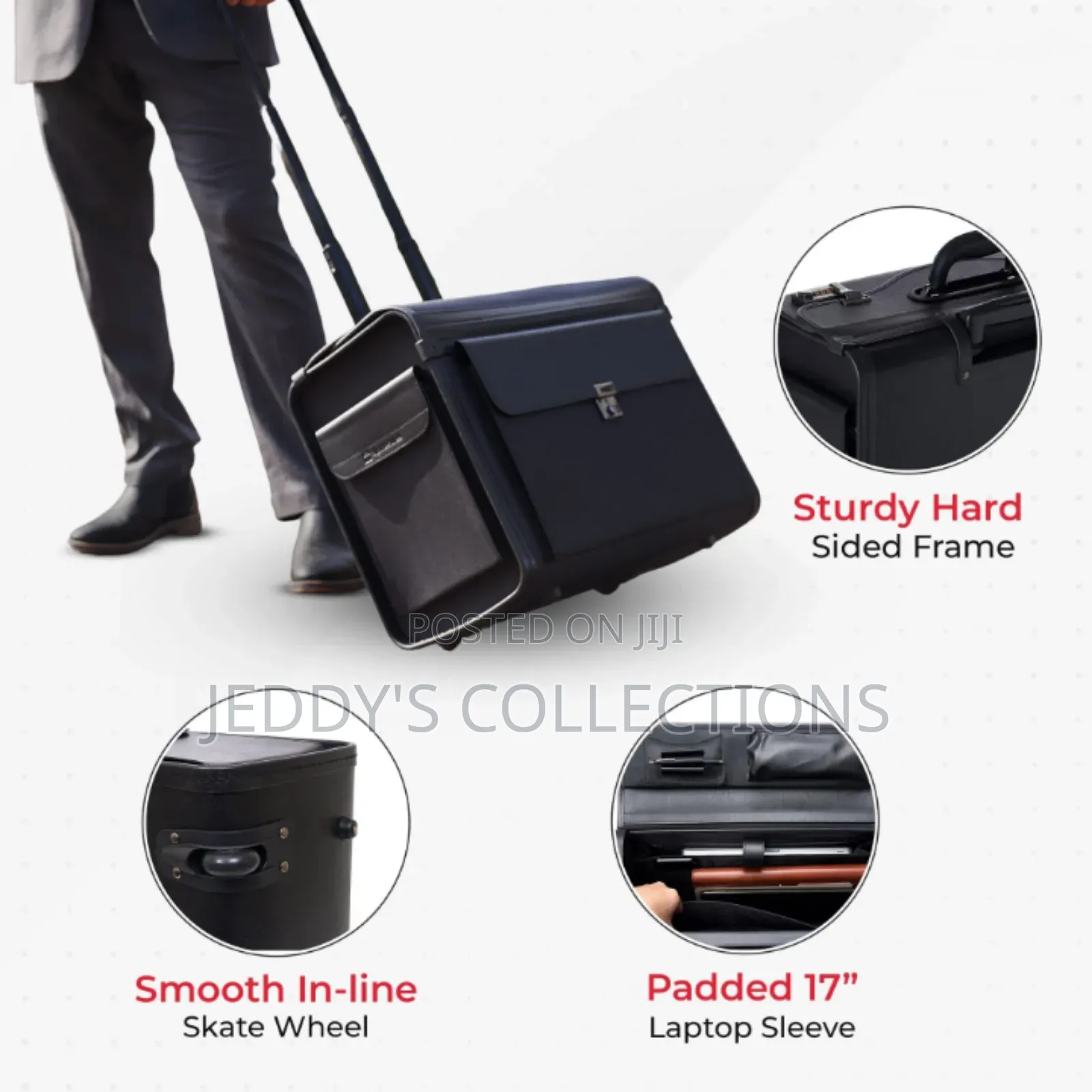 Captain Flight Attendant Carry on Suitcase With Security Locks