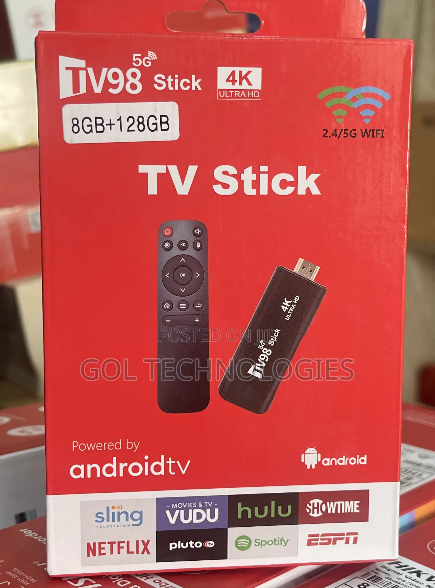 Android Tv Stick Ultra Hd Tv98 5g 8gb+128gb