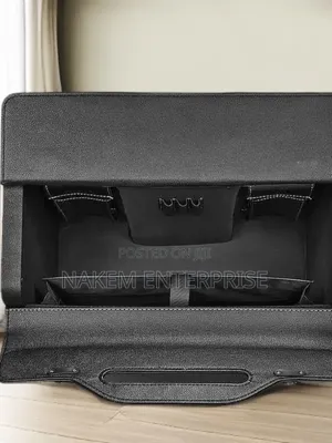 Pu Leather Flight Carry on Trolley Luggage With Side Pockets