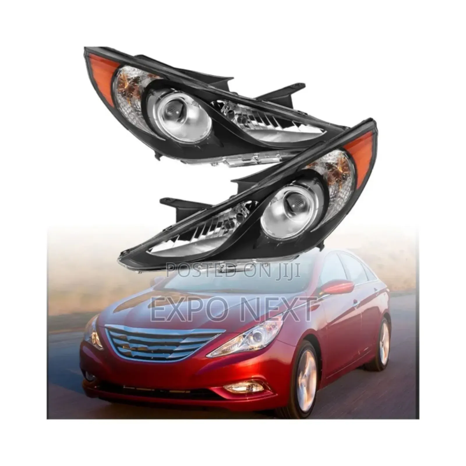 Headlights 2011-2014 Hyundai Sonata