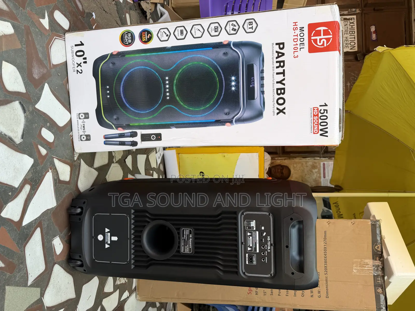 Hd Sound 2 X 10 Inches Party Box