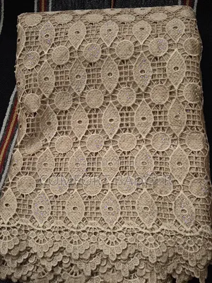 Magnificient Guipure Lace With Stones