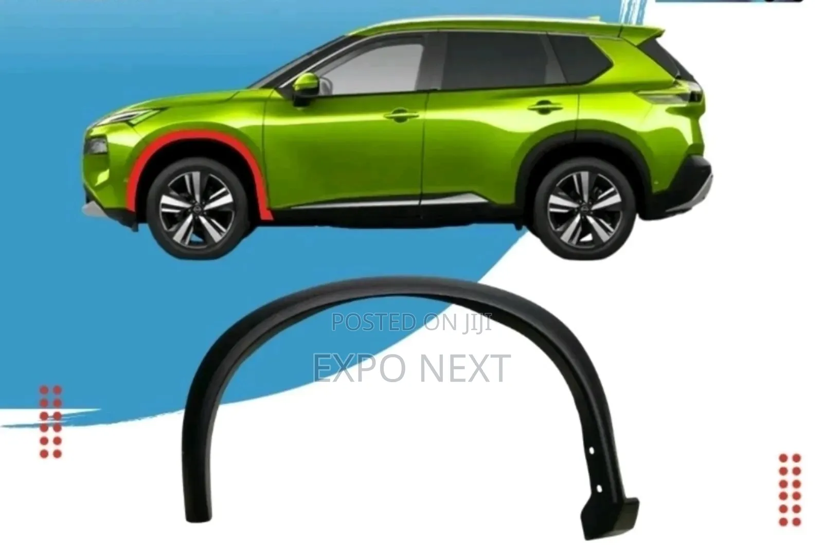 Fit Nissan Rogue 2021-2023 Fender Flare Molding Trim Front Left