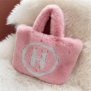 H Fluffy Tote Bag