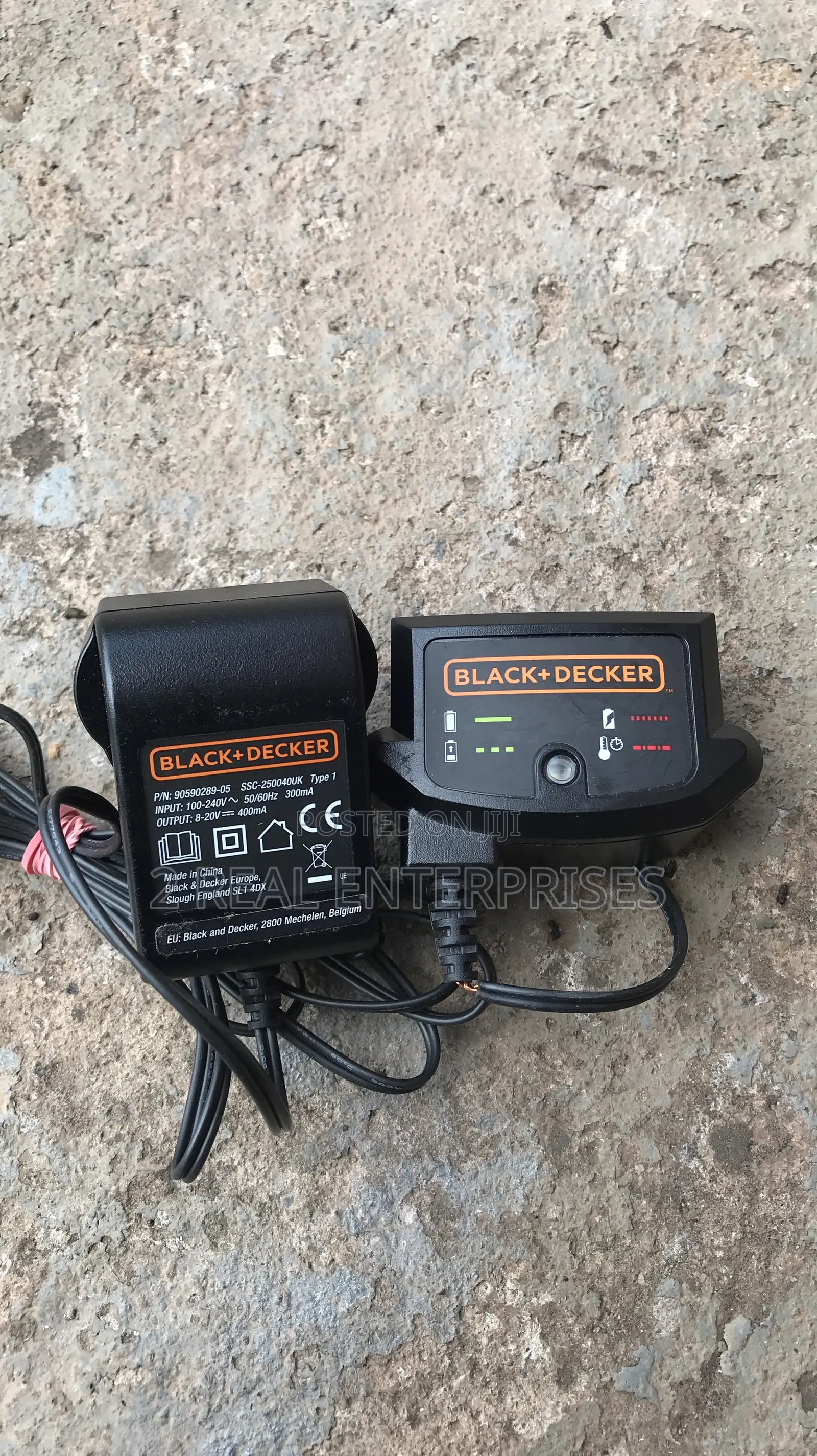 Original Black Decker Lithium Ion Battery Charger 8 to 20v Max