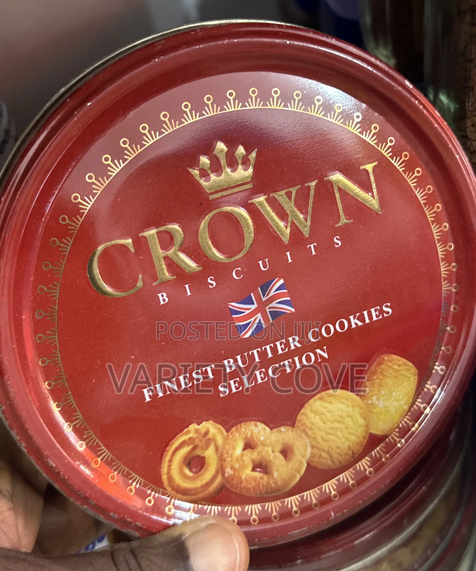 Crown Christmas Biscuits Danish Cookies