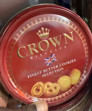 Crown Christmas Biscuits Danish Cookies