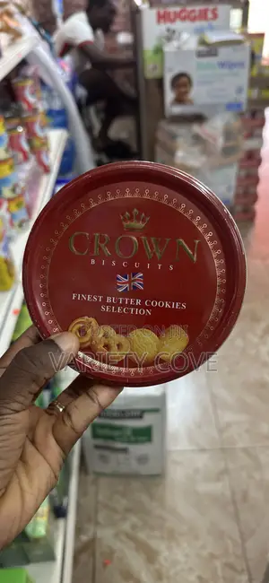 Crown Christmas Biscuits Danish Cookies