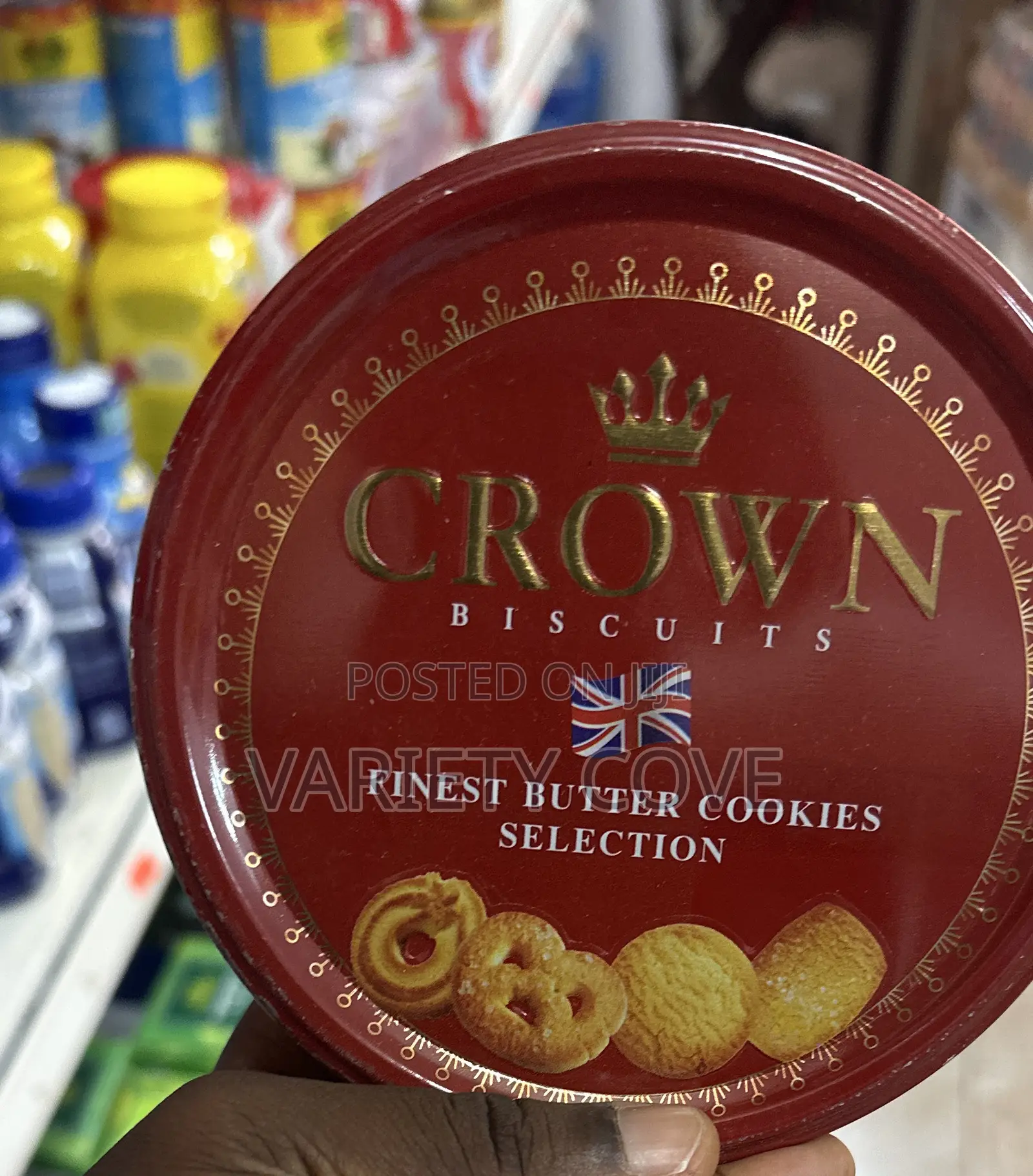 Crown Christmas Biscuits Danish Cookies