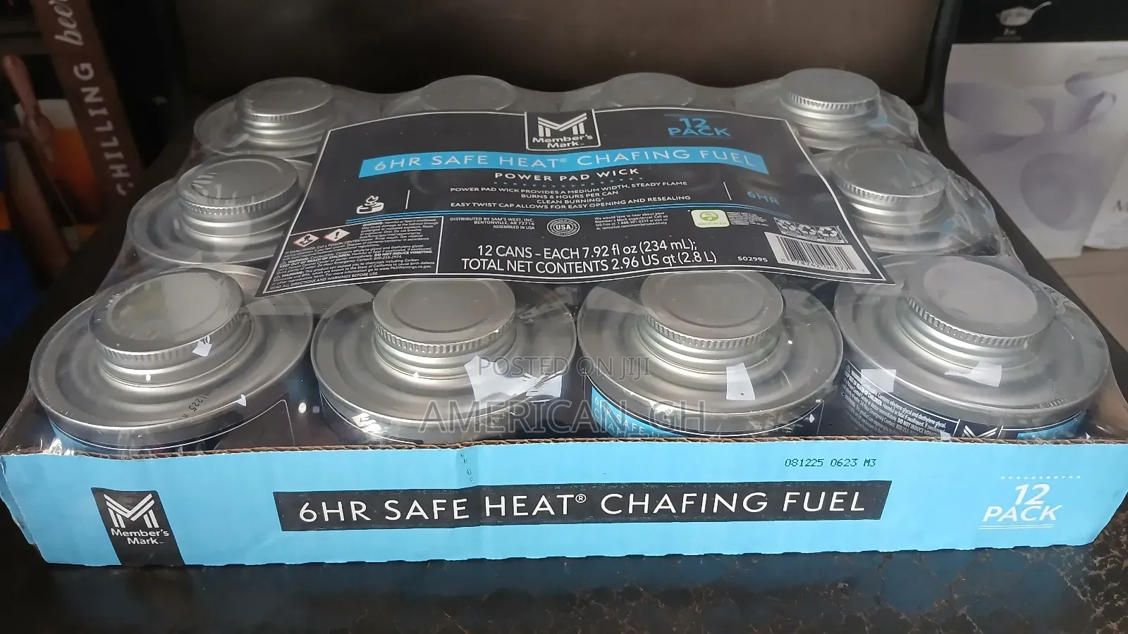 6 Hours Safe Heat Chafing Fuel, 12 Cans