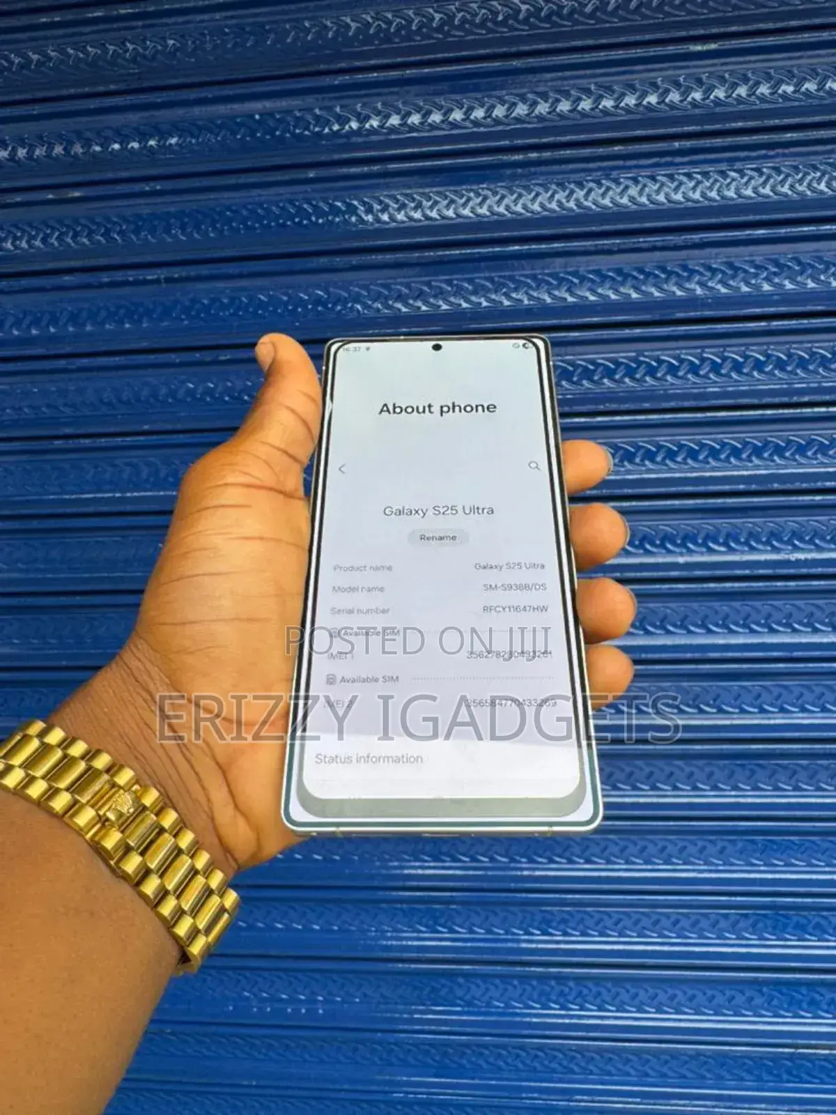 Samsung Galaxy S25 Ultra 256 GB Gray