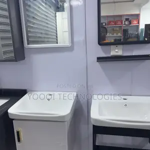 40cm White Cabinet Basin With Mirror