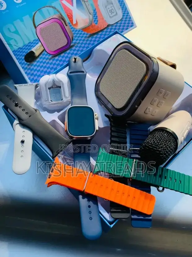 Ultra Smart Watch With Karaoke and Pods