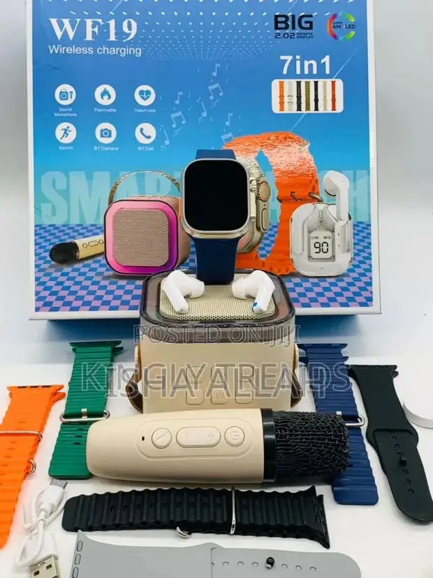 Ultra Smart Watch With Karaoke and Pods