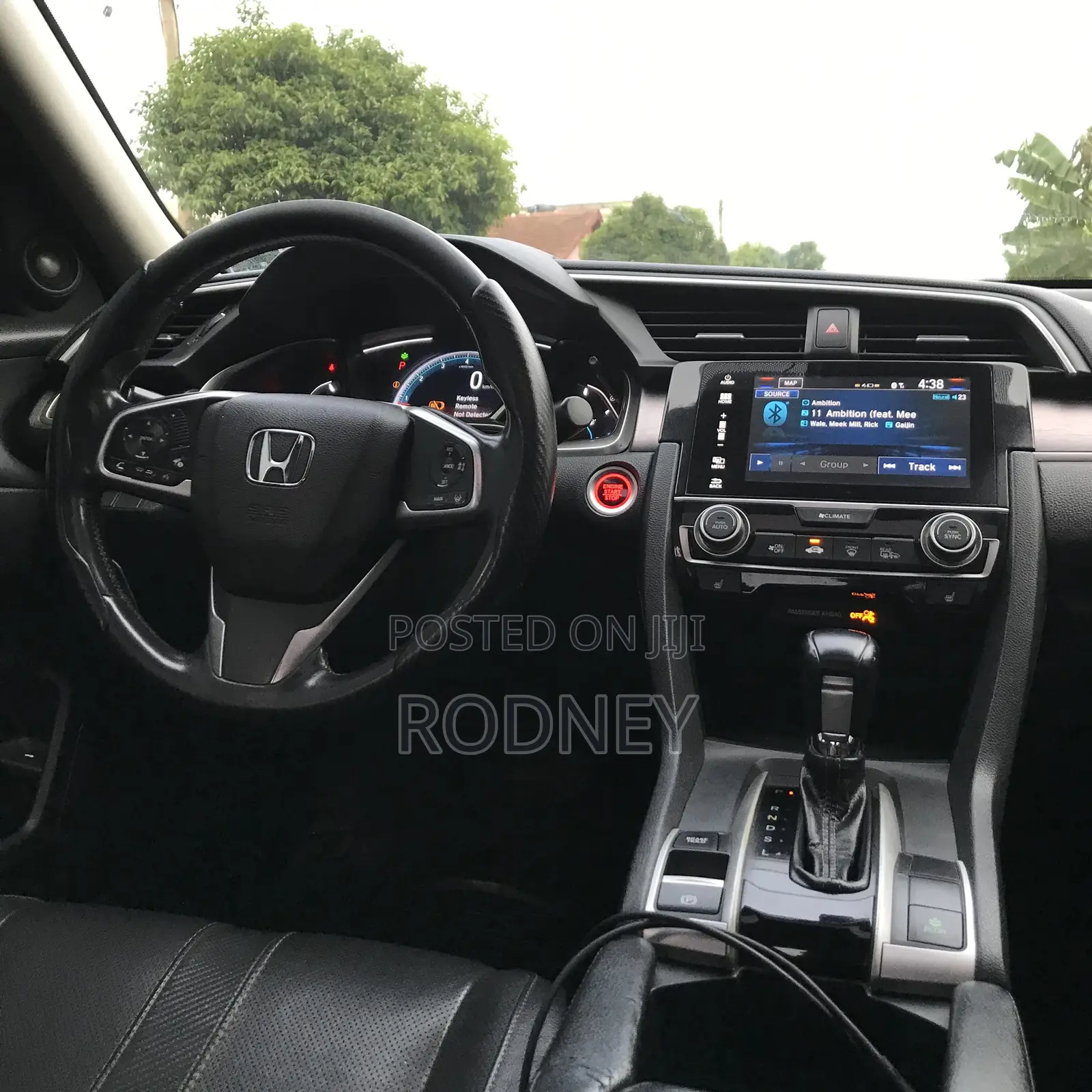 Honda Civic Touring 4dr Sedan (1.5L 4cyl) 2017 Black
