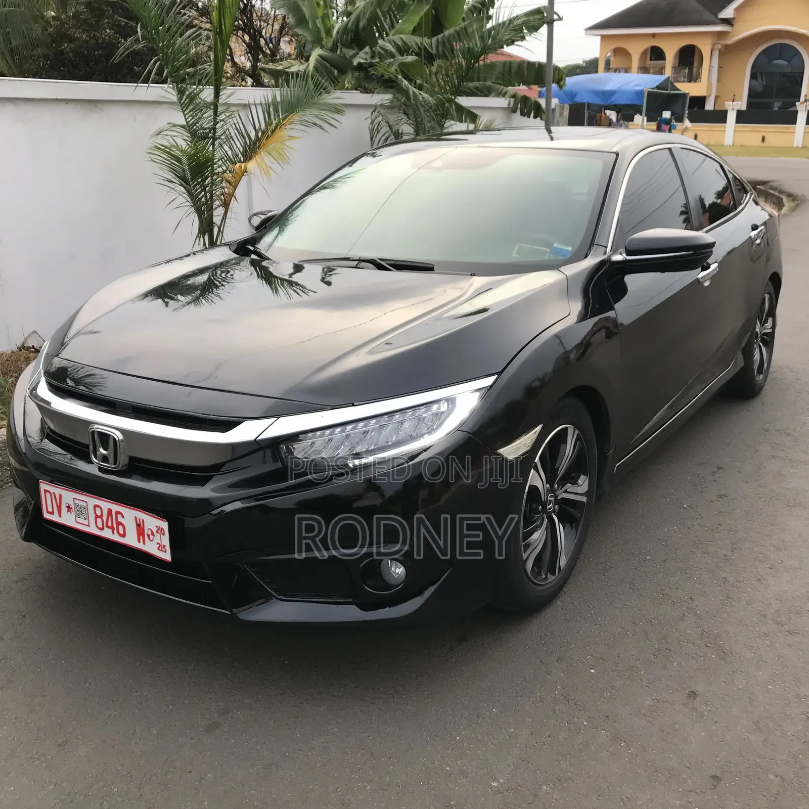 Honda Civic Touring 4dr Sedan (1.5L 4cyl) 2017 Black