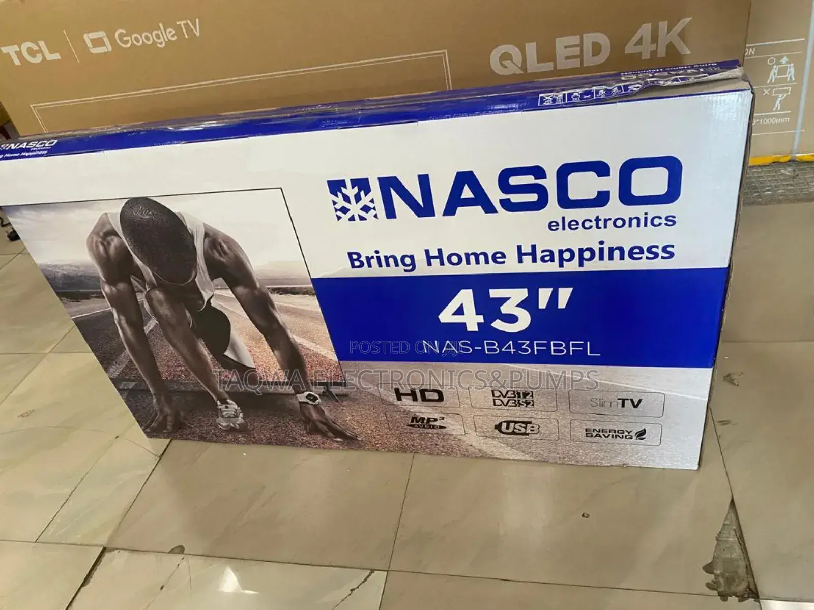 Tv Size ;43 Inches Nasco 43 Inch Digital Satellite Tv