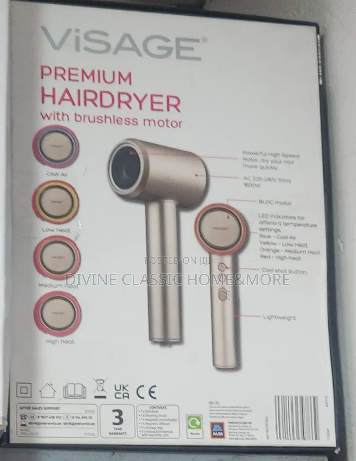 Visage Premium Hair Dryer With Brushless Motor