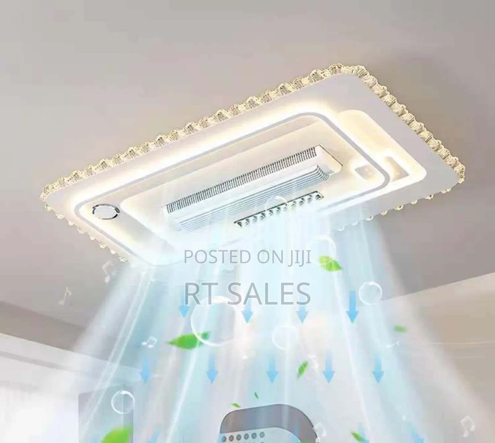 Cooling Ceiling Light With Fan