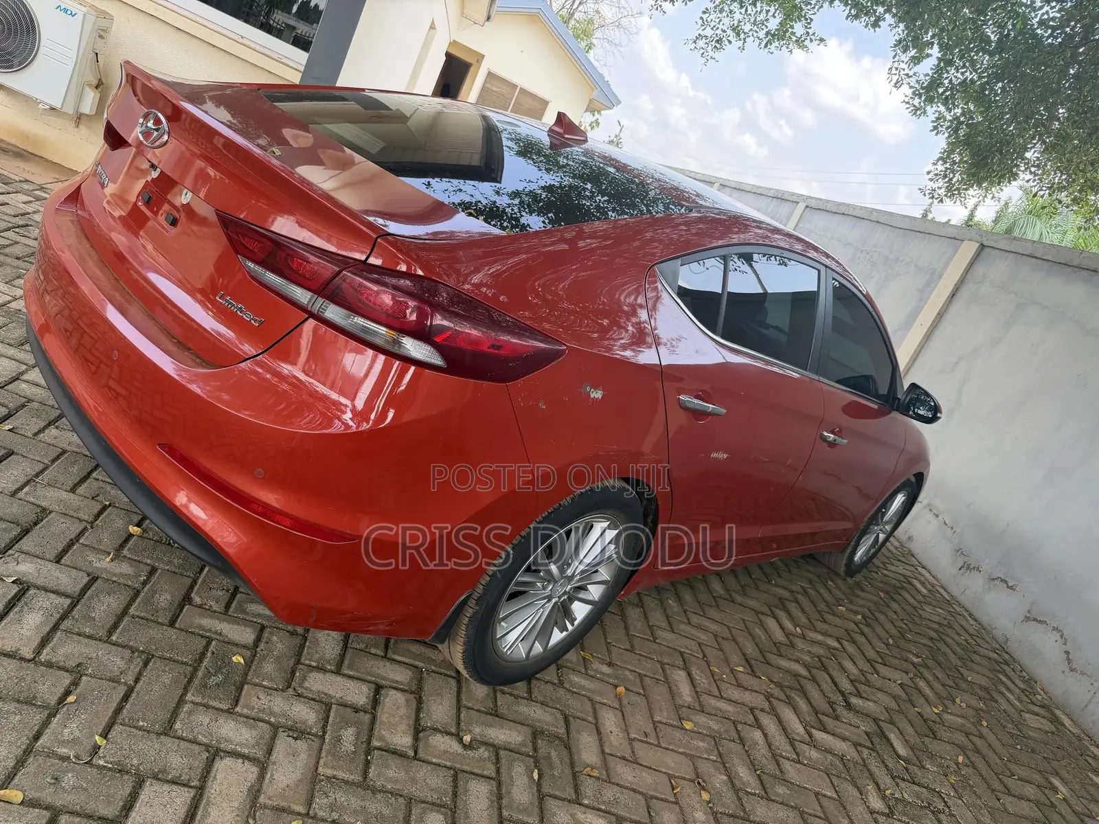 Hyundai Elantra Limited 2018 Orange