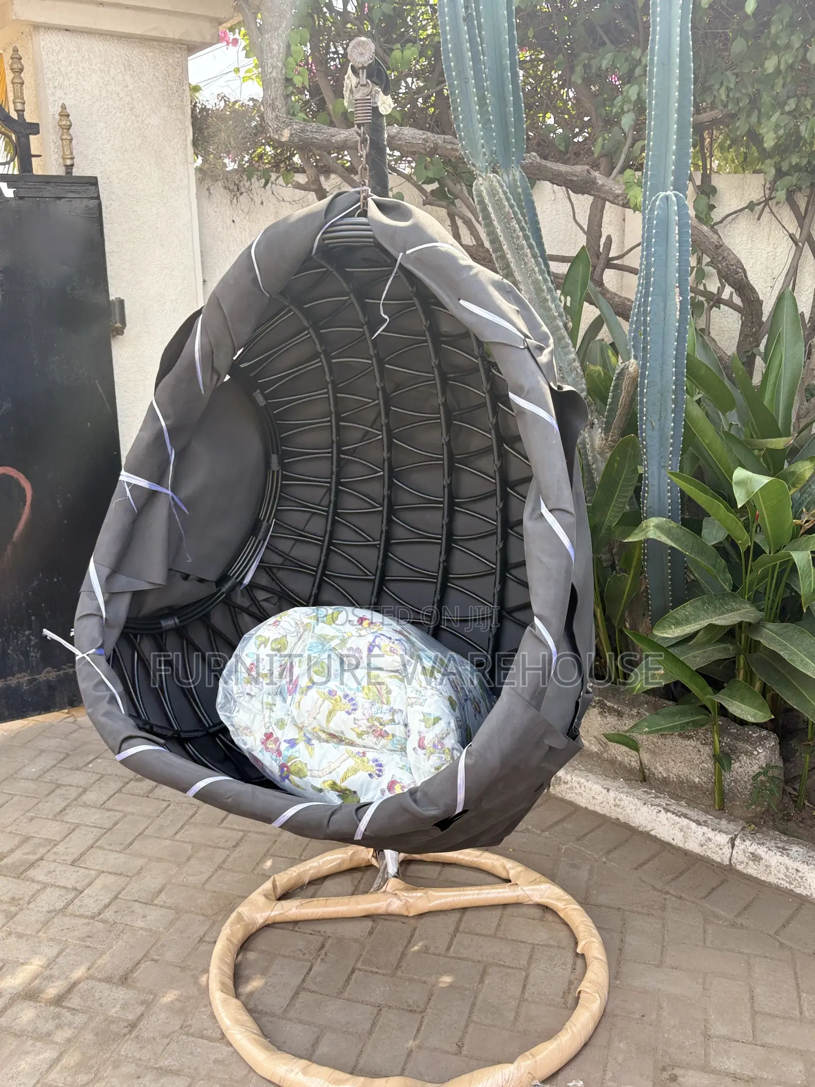 Rattan Oval Swing